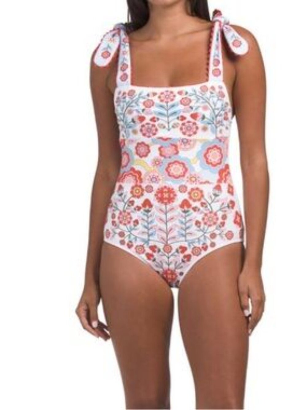 JESSIE ZHAO NEW YORK Floral Print One-Piece Swimsuit - Picture 3 of 3